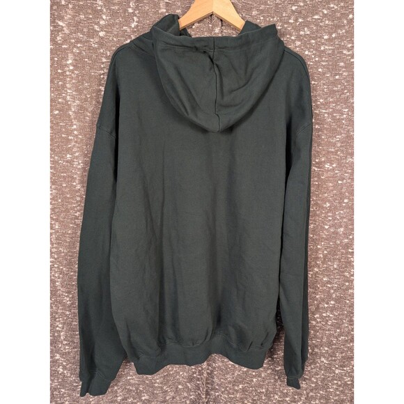 Mr Beast YT Creator Lightning Hoodie Green Cotton Pullover Sweater Men's L - Picture 3 of 9